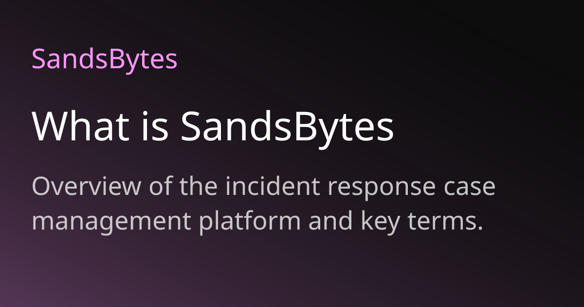 What is SandBytes | SandsBytes Docs